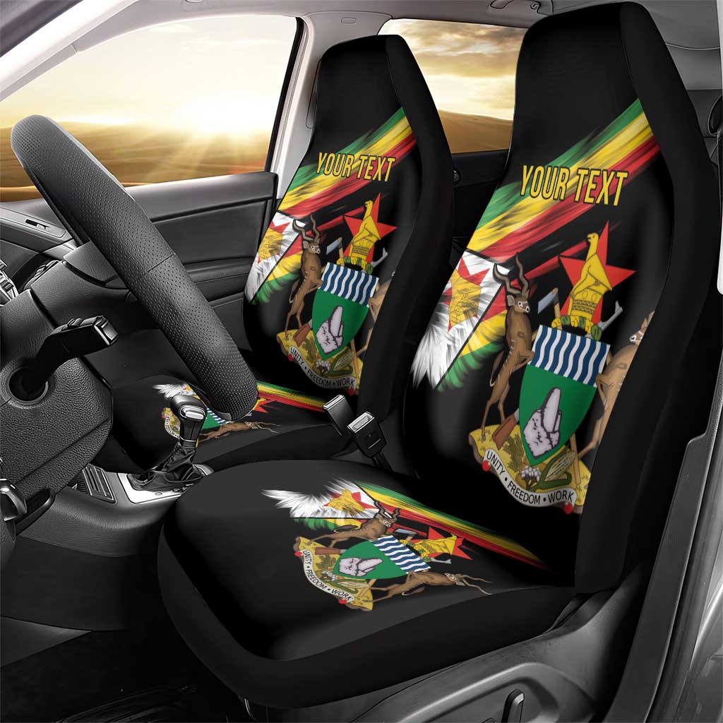 Zimbabwe Wings Flag Car Seat Cover Proudly Zimbabwean - African Pride