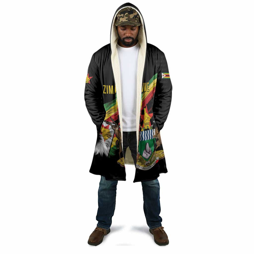 Personalized Zimbabwe Wings Flag Cloak Proudly Zimbabwean