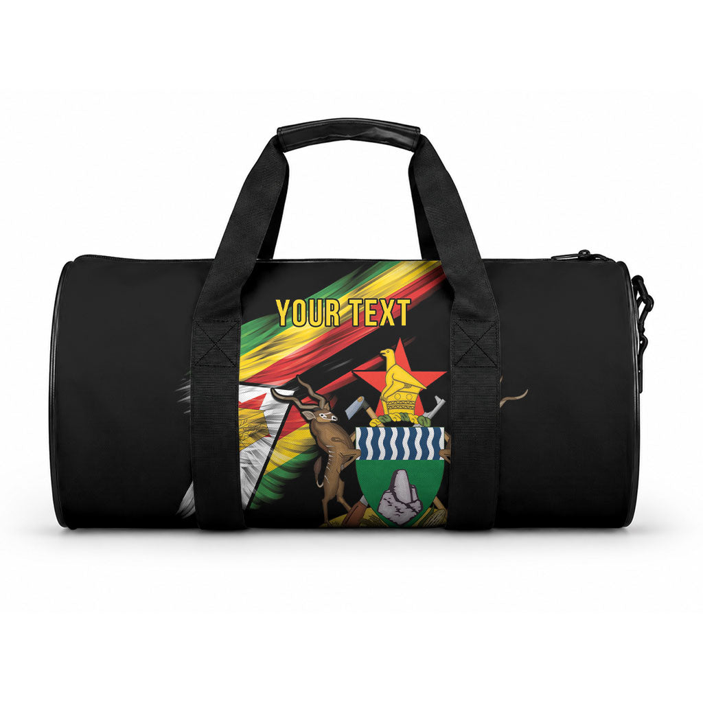 Zimbabwe Personalized Wings Flag Duffle Bag Proudly Zimbabwean