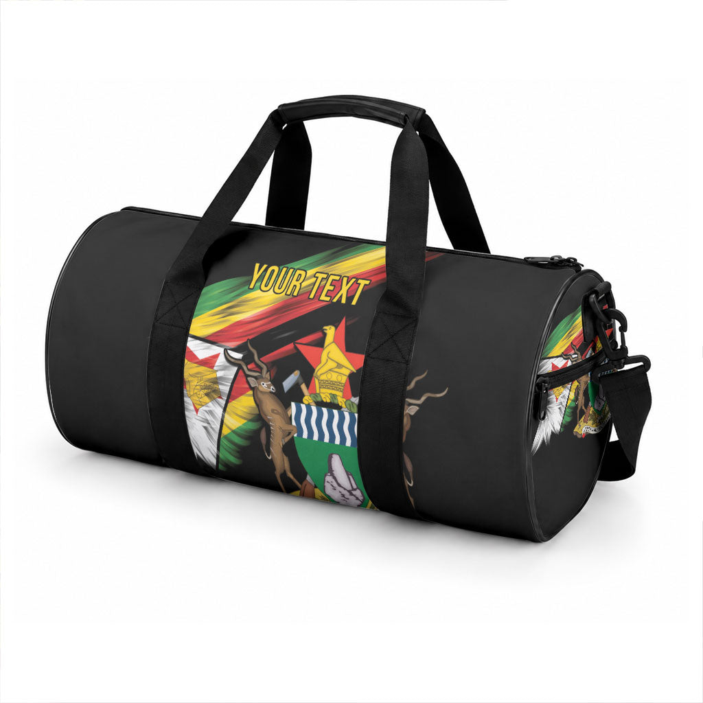 Zimbabwe Personalized Wings Flag Duffle Bag Proudly Zimbabwean