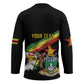 Personalized Zimbabwe Wings Flag Hockey Jersey Proudly Zimbabwean