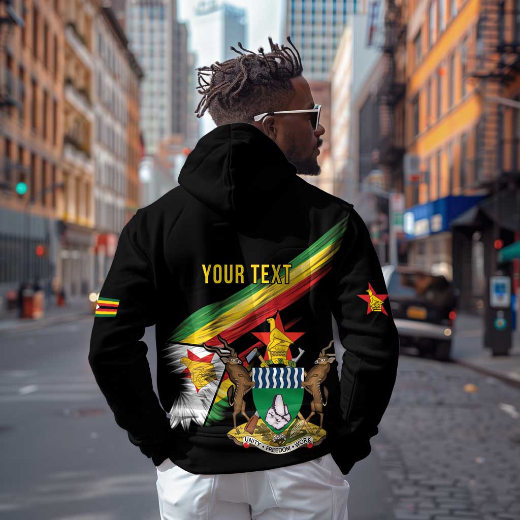 Zimbabwe Wings Flag Hoodie Proudly Zimbabwean - African Pride