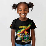 Zimbabwe Wings Flag Kid T shirt Proudly Zimbabwean - African Pride