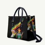 Personalized Zimbabwe Wings Flag Leather Bag Proudly Zimbabwean