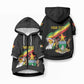Zimbabwe Personalized Wings Flag Pet Hoodie Proudly Zimbabwean