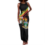 Zimbabwe Wings Flag Tank Maxi Dress Proudly Zimbabwean - African Pride