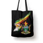 Personalized Zimbabwe Wings Flag Tote Bag Proudly Zimbabwean