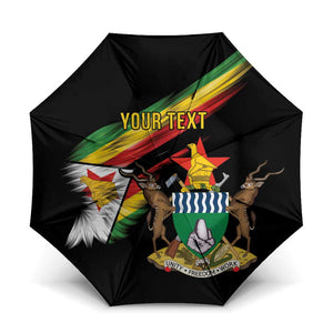 Personalized Zimbabwe Wings Flag Umbrella Proudly Zimbabwean