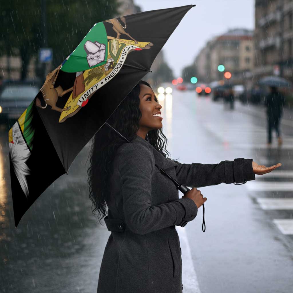 Personalized Zimbabwe Wings Flag Umbrella Proudly Zimbabwean