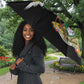 Personalized Zimbabwe Wings Flag Umbrella Proudly Zimbabwean