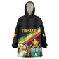 Zimbabwe Wings Flag Wearable Blanket Hoodie Proudly Zimbabwean - African Pride