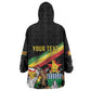 Zimbabwe Wings Flag Wearable Blanket Hoodie Proudly Zimbabwean - African Pride