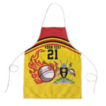 Custom Africa Cricket Uganda Apron Cranes Cricket Ball Fire