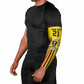 Custom Africa Cricket Uganda Arm Sleeves Cranes Cricket Ball Fire