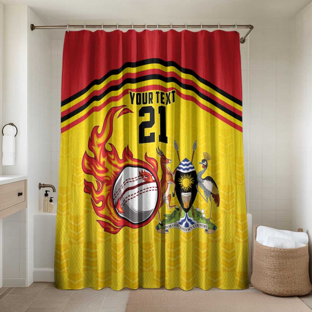 Custom Africa Cricket Uganda Bathroom Set Cranes Cricket Ball Fire