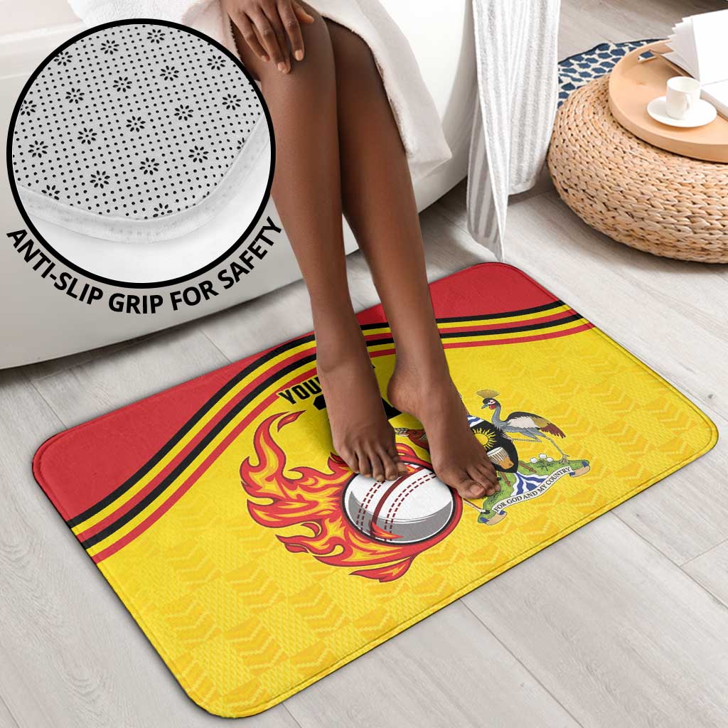 Custom Africa Cricket Uganda Bathroom Set Cranes Cricket Ball Fire