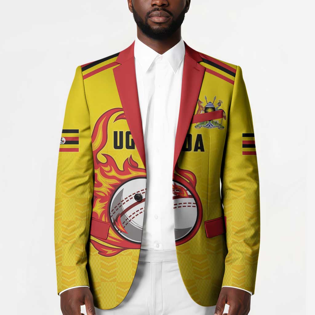 Custom Africa Cricket Uganda Blazer Cranes Cricket Ball Fire