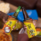 Custom Africa Cricket Uganda 4 in 1 Can Cooler Tumbler Cranes Cricket Ball Fire - African Pride
