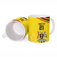 Custom Africa Cricket Uganda Ceramic Mug Cranes Cricket Ball Fire