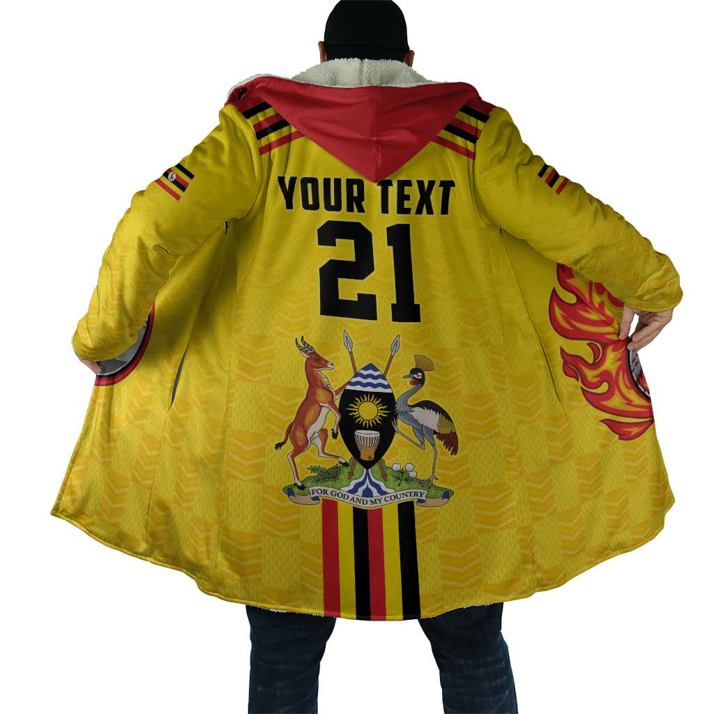 Custom Africa Cricket Uganda Cloak Cranes Cricket Ball Fire