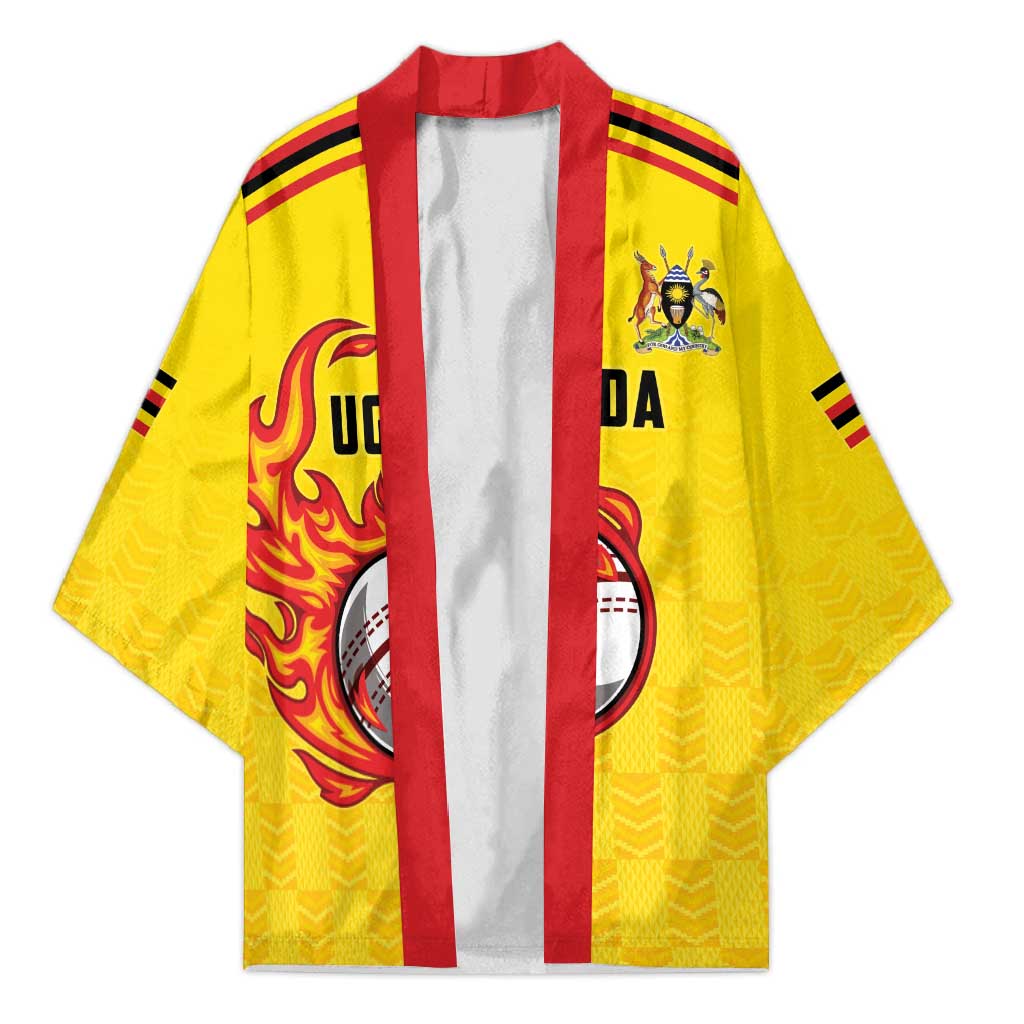 Custom Africa Cricket Uganda Kimono Cranes Cricket Ball Fire