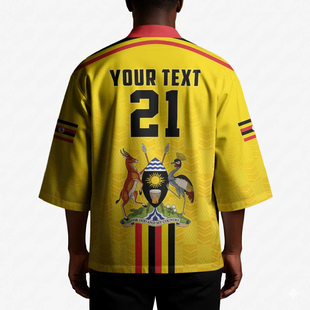 Custom Africa Cricket Uganda Kimono Cranes Cricket Ball Fire