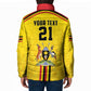 Custom Africa Cricket Uganda Padded Jacket Cranes Cricket Ball Fire