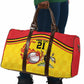 Custom Africa Cricket Uganda Travel Bag Cranes Cricket Ball Fire