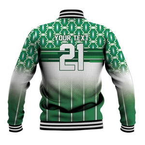 World Football Morocco Custom Baseball Jacket 1994 Away Retro Green Jersey - African Pride