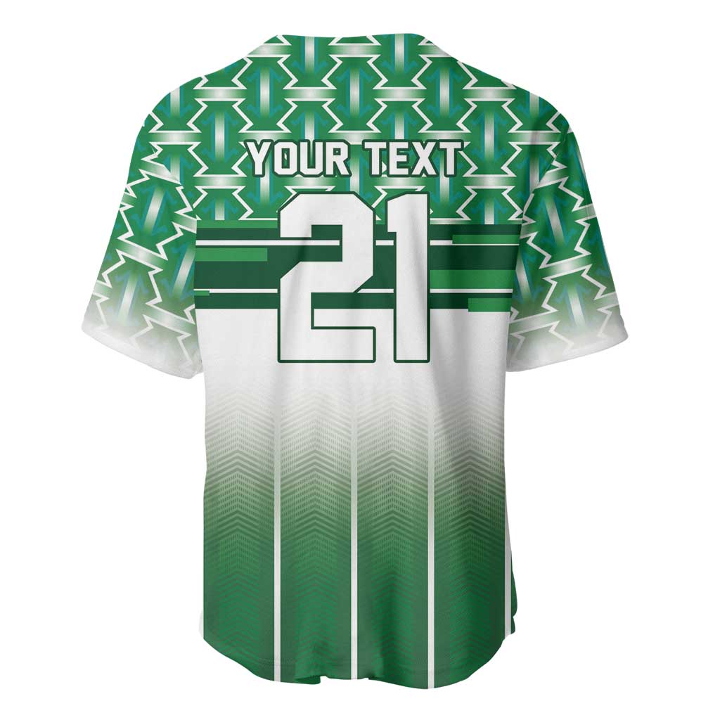 World Football Morocco Custom Baseball Jersey 1994 Away Retro Green Jersey - African Pride