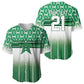World Football Morocco Custom Baseball Jersey 1994 Away Retro Green Jersey - African Pride
