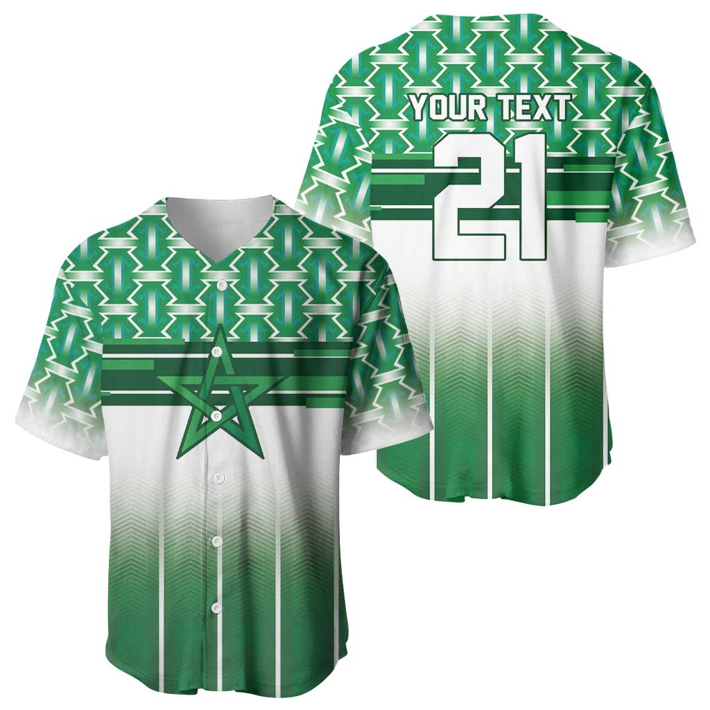 World Football Morocco Custom Baseball Jersey 1994 Away Retro Green Jersey - African Pride