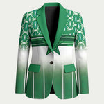 World Football Morocco Custom Blazer 1994 Away Retro Green Jersey - African Pride