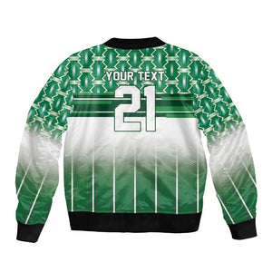 World Football Morocco Custom Bomber Jacket 1994 Away Retro Green Jersey - African Pride