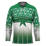 World Football Morocco Custom Hockey Jersey 1994 Away Retro Green Jersey - African Pride