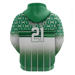 World Football Morocco Custom Hoodie 1994 Away Retro Green Jersey - African Pride