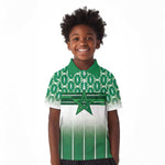 World Football Morocco Custom Kid Polo Shirt 1994 Away Retro Green Jersey - African Pride