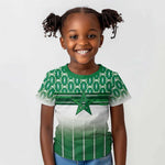 World Football Morocco Custom Kid T shirt 1994 Away Retro Green Jersey - African Pride