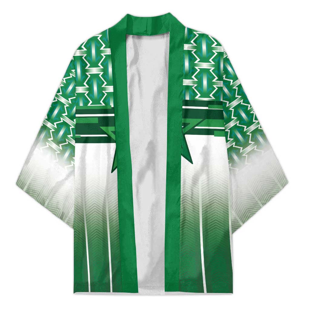 World Football Morocco Custom Kimono 1994 Away Retro Green Jersey - African Pride