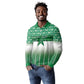 World Football Morocco Custom Long Sleeve Polo Shirt 1994 Away Retro Green Jersey - African Pride