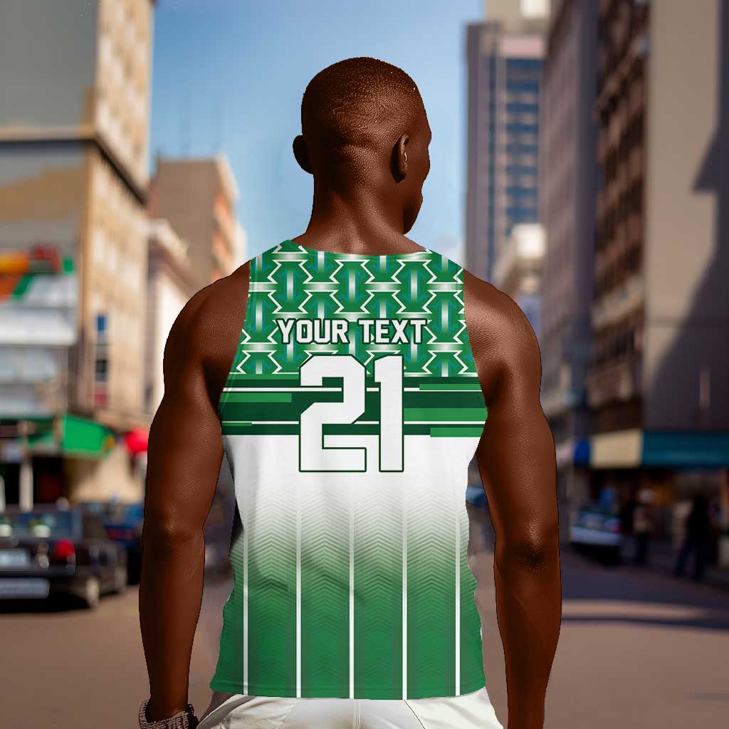 World Football Morocco Custom Men Tank Top 1994 Away Retro Green Jersey - African Pride
