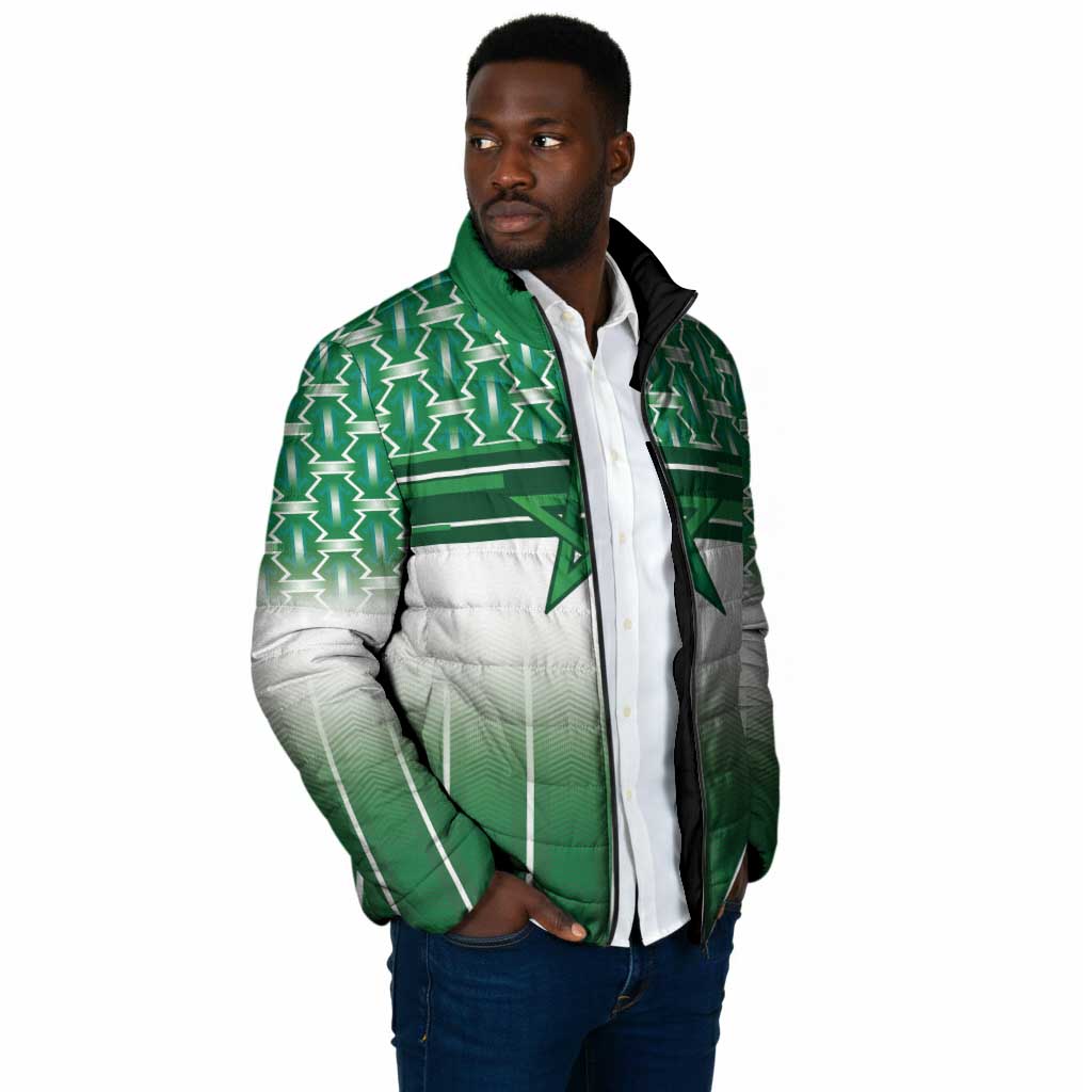 World Football Morocco Custom Padded Jacket 1994 Away Retro Green Jersey - African Pride