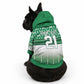 World Football Morocco Custom Pet Hoodie 1994 Away Retro Green Jersey