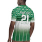 World Football Morocco Custom Rugby Jersey 1994 Away Retro Green Jersey - African Pride