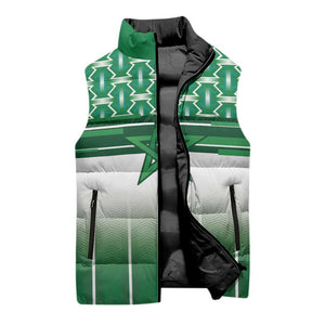 World Football Morocco Custom Sleeveless Puffer Jacket 1994 Away Retro Green Jersey - African Pride