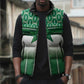 World Football Morocco Custom Sleeveless Puffer Jacket 1994 Away Retro Green Jersey - African Pride