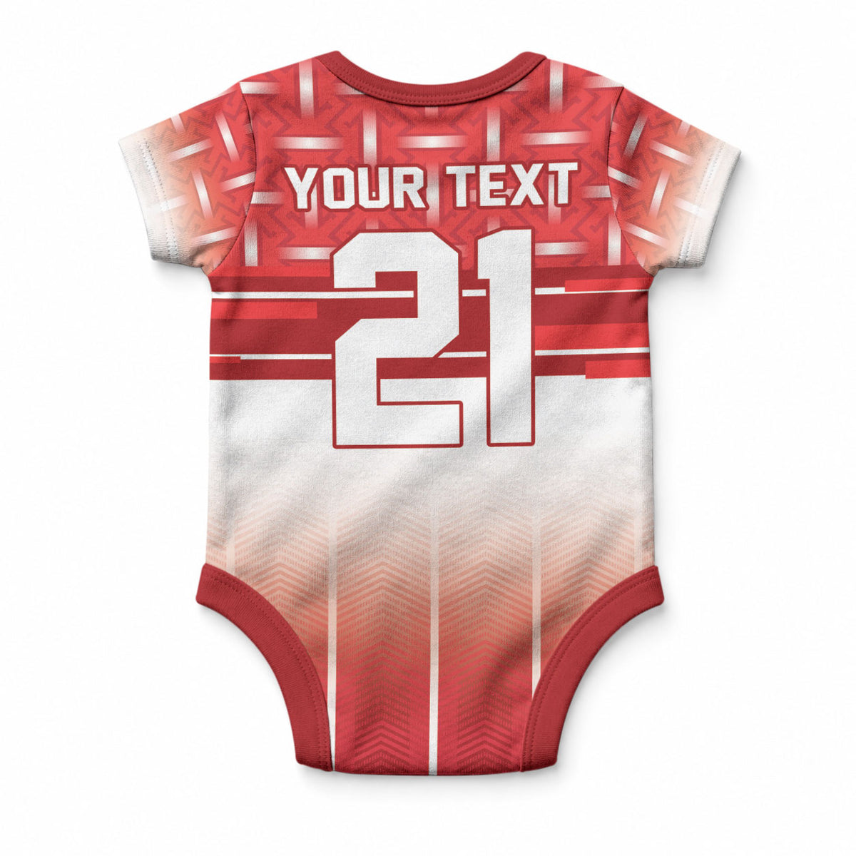 World Football Morocco Custom Baby Onesie 1994 Away Retro Red Jersey