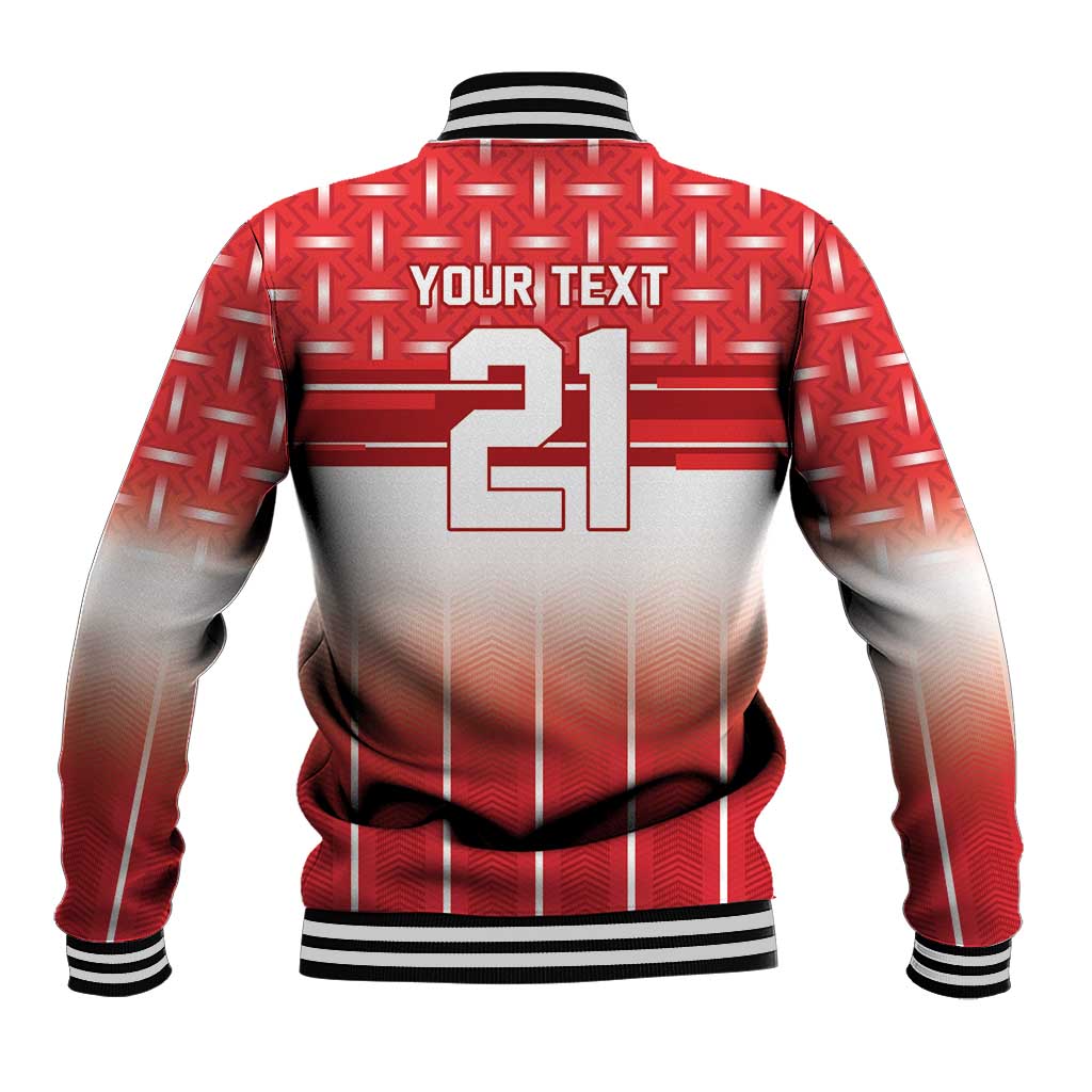World Football Morocco Custom Baseball Jacket 1994 Away Retro Red Jersey - African Pride