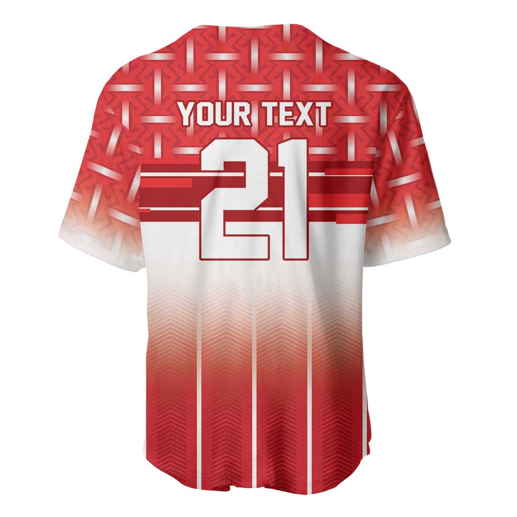 World Football Morocco Custom Baseball Jersey 1994 Away Retro Red Jersey - African Pride