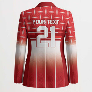 World Football Morocco Custom Blazer 1994 Away Retro Red Jersey - African Pride